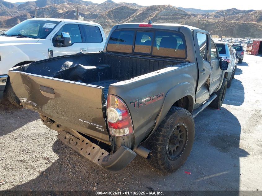 VIN 3TMJU4GN8FM185826 2015 Toyota Tacoma, Double Ca... no.4