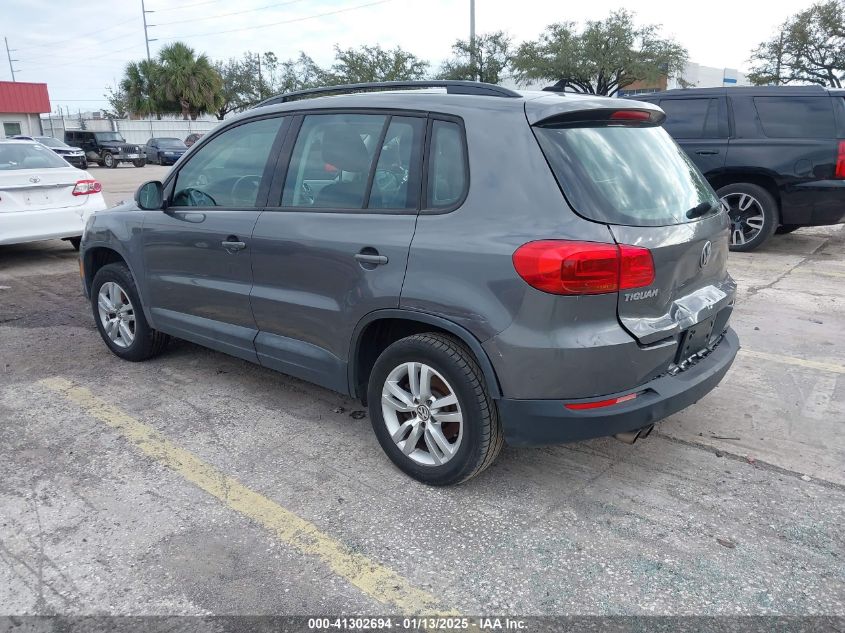 VIN WVGAV7AX2HK014780 2017 Volkswagen Tiguan, 2.0T/... no.3