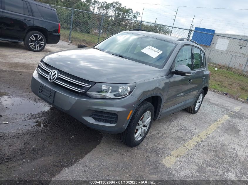 VIN WVGAV7AX2HK014780 2017 Volkswagen Tiguan, 2.0T/... no.2