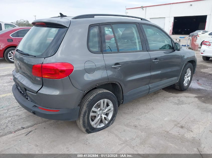 VIN WVGAV7AX2HK014780 2017 Volkswagen Tiguan, 2.0T/... no.4