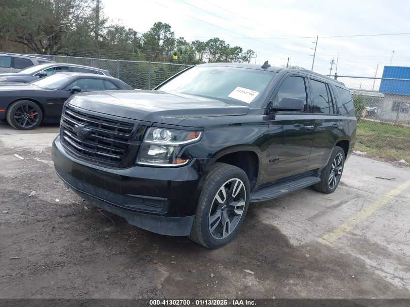 VIN 1GNSCBKCXKR127749 2019 Chevrolet Tahoe, LT no.2