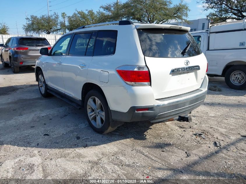 VIN 5TDDK3EH7DS210481 2013 Toyota Highlander, Limit... no.3