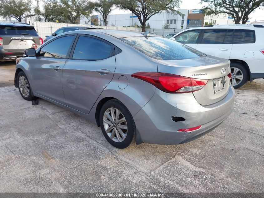 VIN KMHDH4AE4FU351194 2015 HYUNDAI ELANTRA no.3