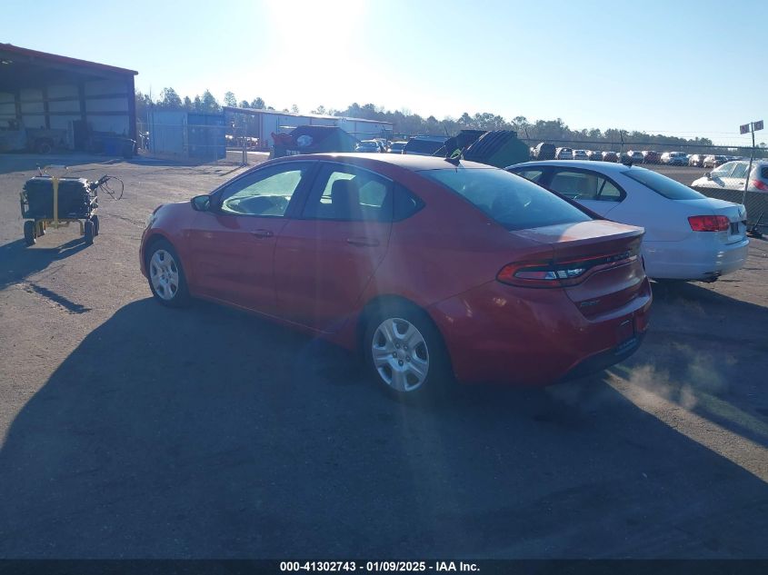 VIN 1C3CDFAA3ED677236 2014 Dodge Dart, SE no.3