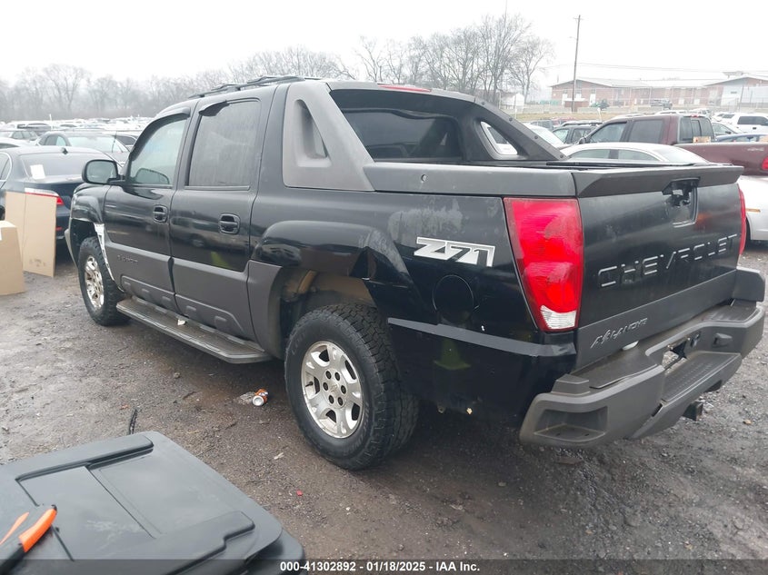 2006 CHEVROLET AVALANCHE 1500 VIN: 3GNEK12Z56G134662