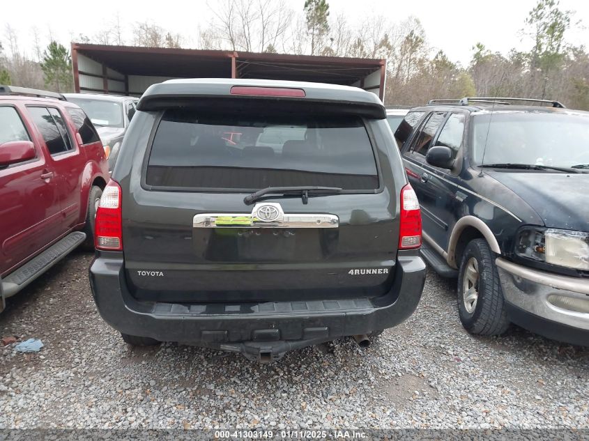 2007 Toyota 4Runner Sr5 V6 VIN: JTEZU14R078085052 Lot: 41303149