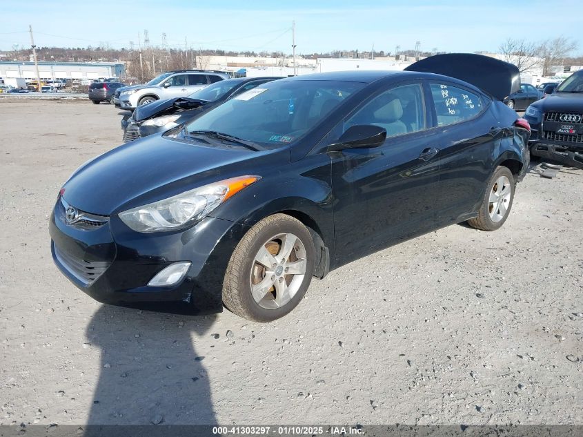 VIN 5NPDH4AEODH211333 2013 Hyundai Elantra, Gls no.2