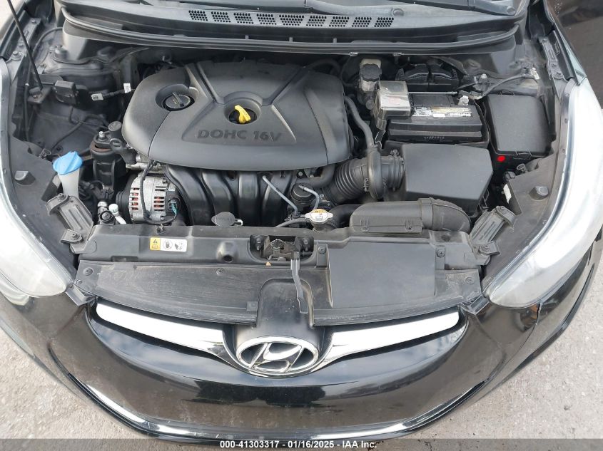 VIN 5NPDH4AE8EH537351 2014 Hyundai Elantra, SE no.10