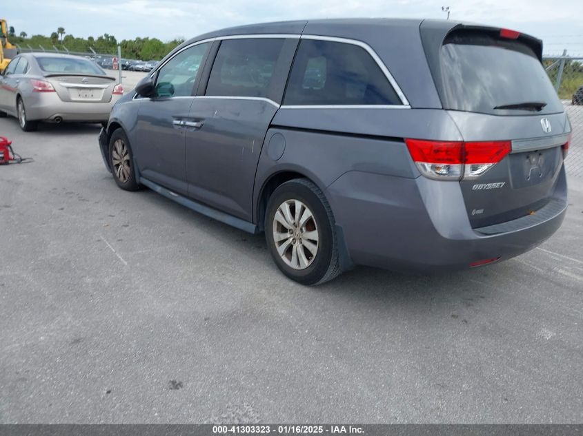 VIN 5FNRL5H44FB121515 2015 HONDA ODYSSEY no.3