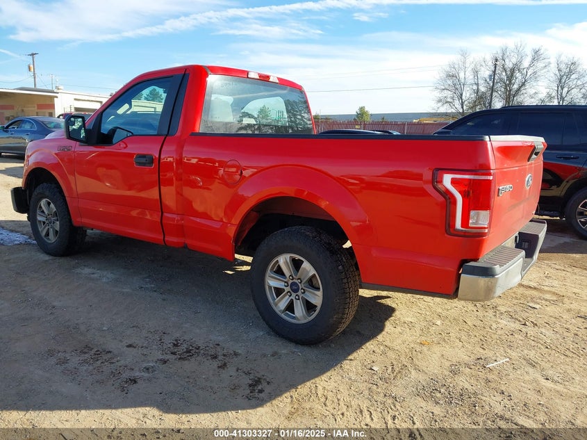2016 FORD F-150 VIN: 1FTMF1C81GKE23384