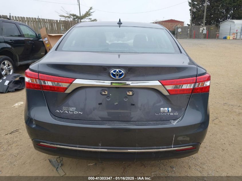 VIN 4T1BD1EB6DU013777 2013 Toyota Avalon, Hybrid Li... no.17