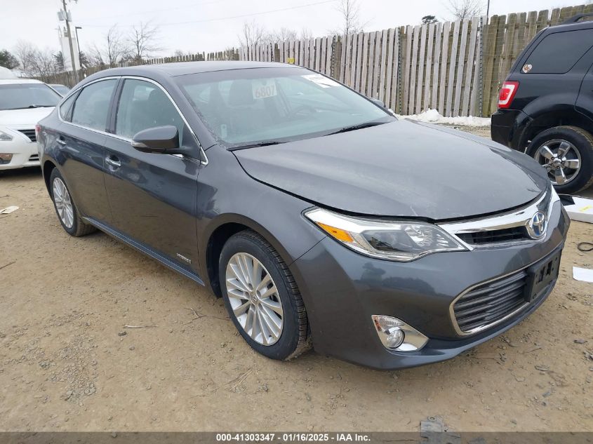 VIN 4T1BD1EB6DU013777 2013 Toyota Avalon, Hybrid Li... no.1