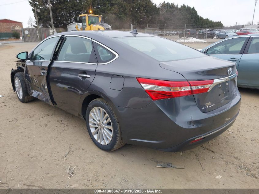 VIN 4T1BD1EB6DU013777 2013 Toyota Avalon, Hybrid Li... no.3