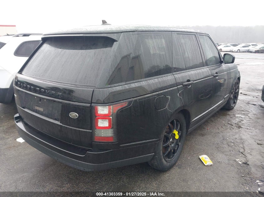 Vin: salgs2vf2ga257045, lot: 41793771, land rover range rover 3.0l v6 supercharged hse 20164