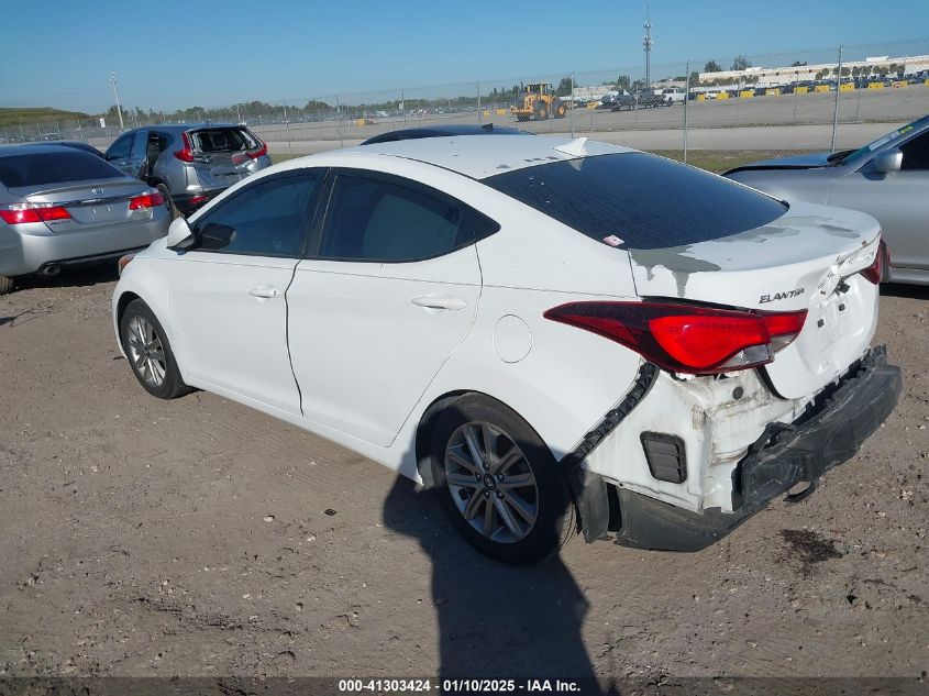 VIN 5NPDH4AE2FH576017 2015 HYUNDAI ELANTRA no.14