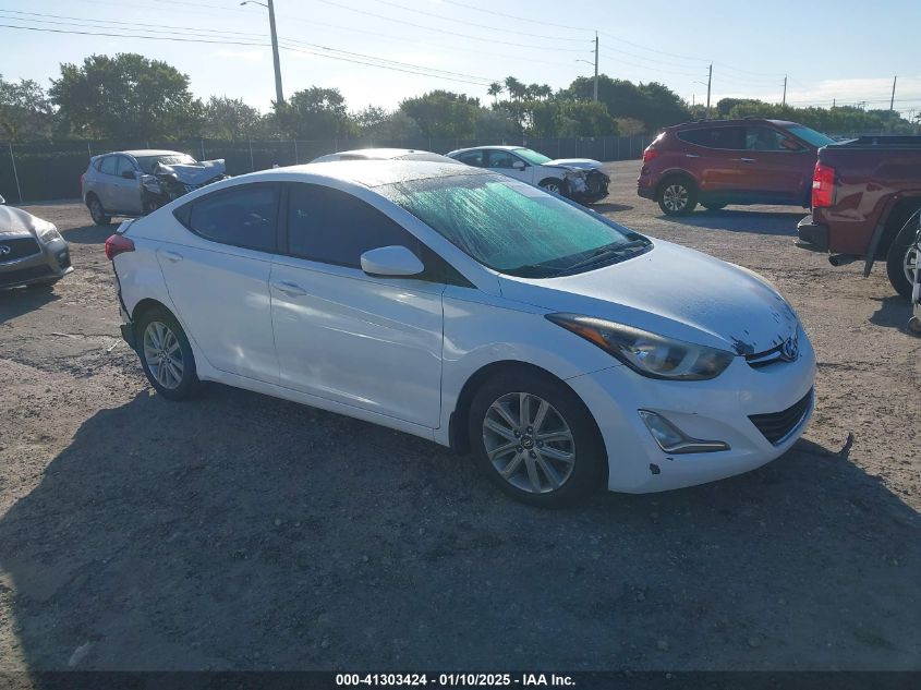 VIN 5NPDH4AE2FH576017 2015 HYUNDAI ELANTRA no.1