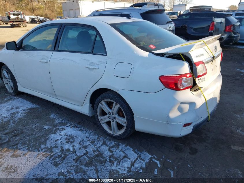 VIN 2T1BU4EE2DC031125 2013 Toyota Corolla, S no.3