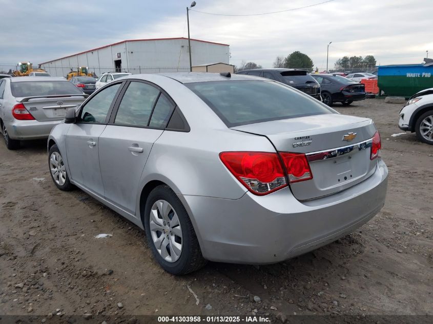 VIN 1G1PA5SH1E7465552 2014 Chevrolet Cruze, Ls Auto no.3