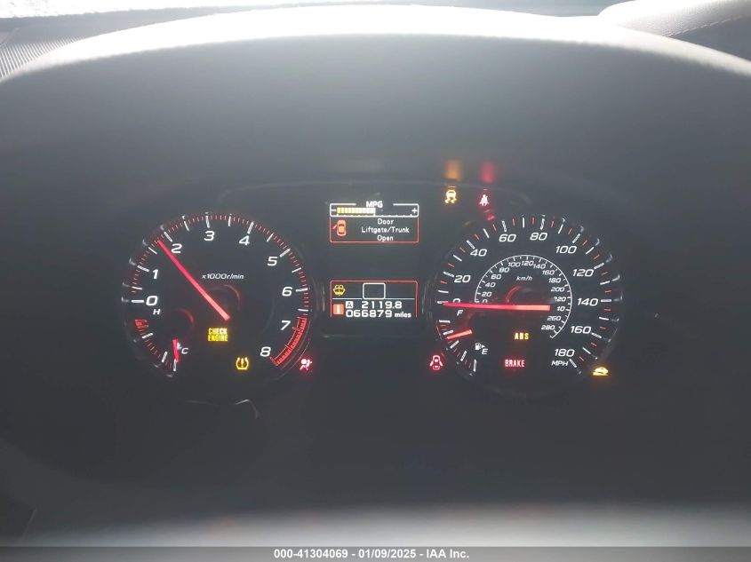 2019 Subaru Wrx Premium VIN: JF1VA1C62K9819413 Lot: 41304069