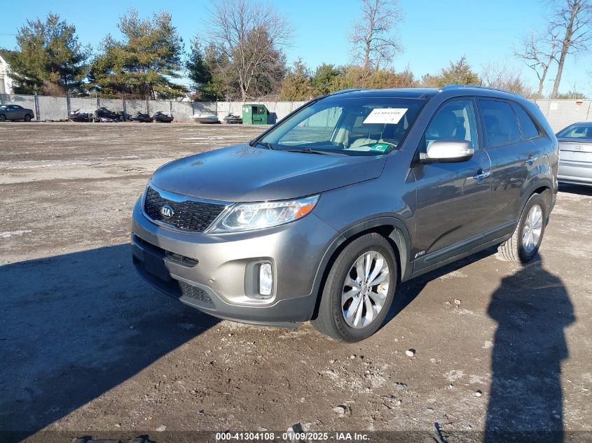 VIN 5XYKUDA78FG630562 2015 KIA Sorento, Ex V6 no.2