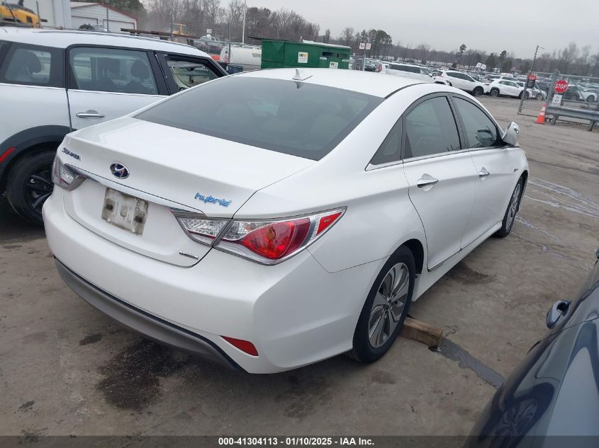 VIN KMHEC4A44DA080534 2013 HYUNDAI SONATA HYBRID no.4