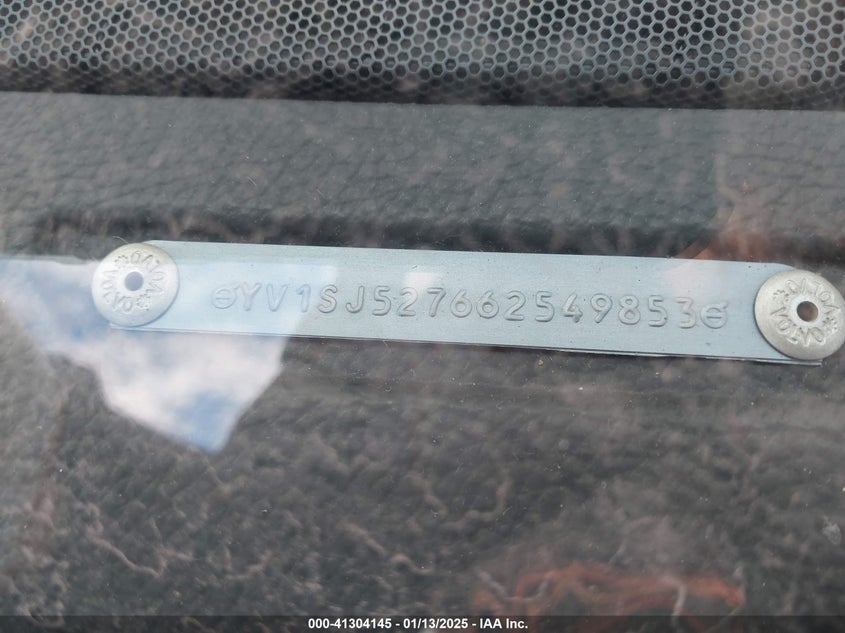 2006 Volvo V70 R VIN: YV1SJ527662549853 Lot: 41304145