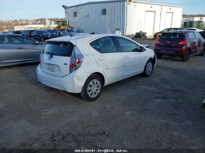 VIN JTDKDTB38D1532909 2013 Toyota Prius, C Three no.4