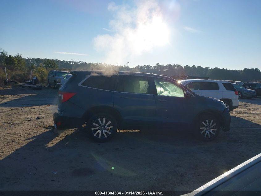 2021 Honda Pilot 2Wd Ex VIN: 5FNYF5H33MB004693 Lot: 41304334