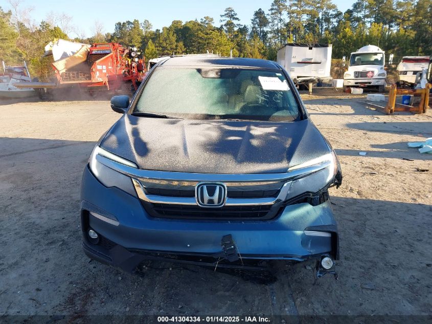 2021 Honda Pilot 2Wd Ex VIN: 5FNYF5H33MB004693 Lot: 41304334