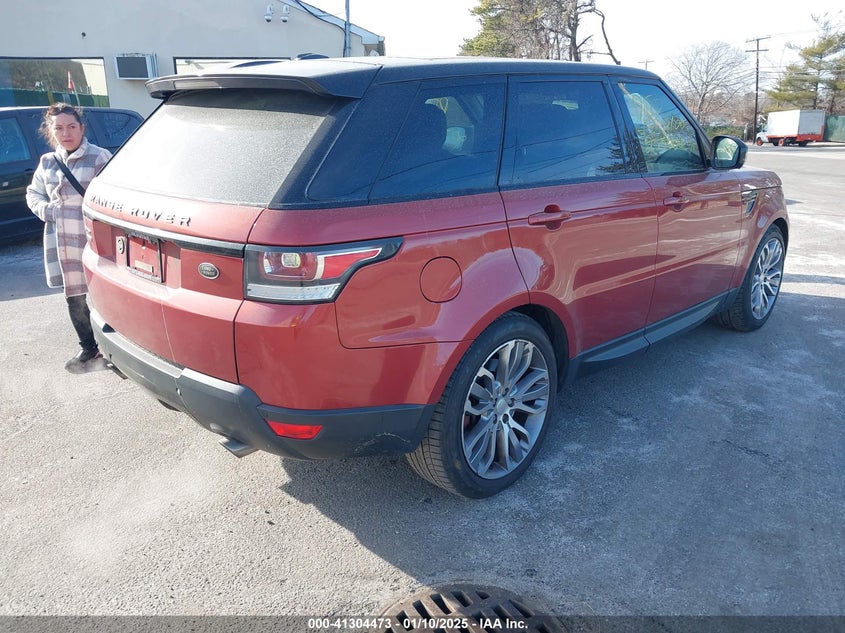 Vin: salwr2tfxea350015, lot: 41794885, land rover range rover sport 5.0l v8 supercharged 20144
