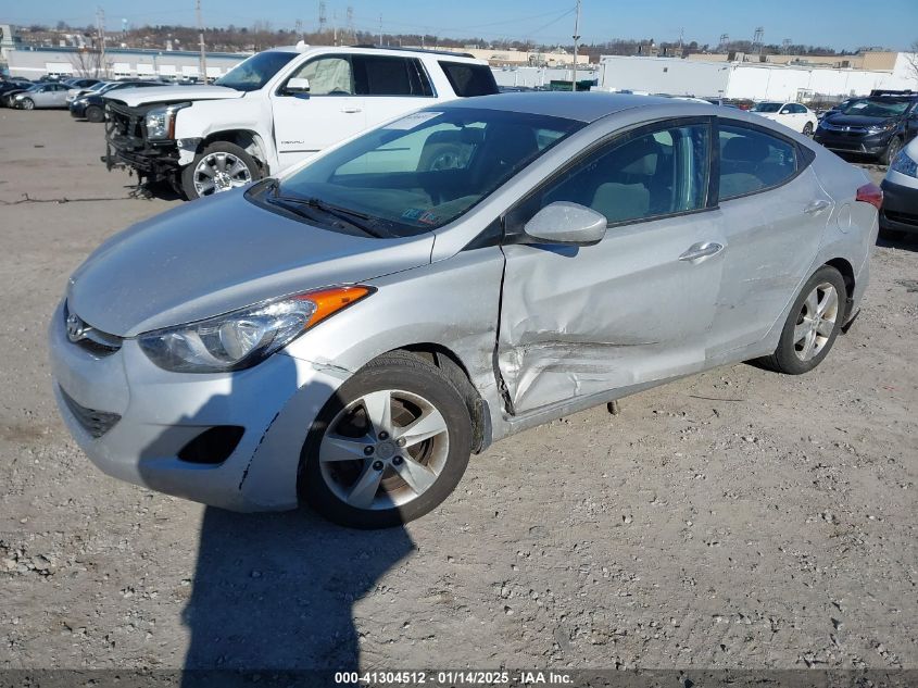 VIN KMHDH4AE6DU863990 2013 Hyundai Elantra, Gls no.2