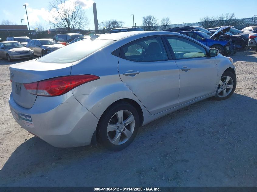 VIN KMHDH4AE6DU863990 2013 Hyundai Elantra, Gls no.4