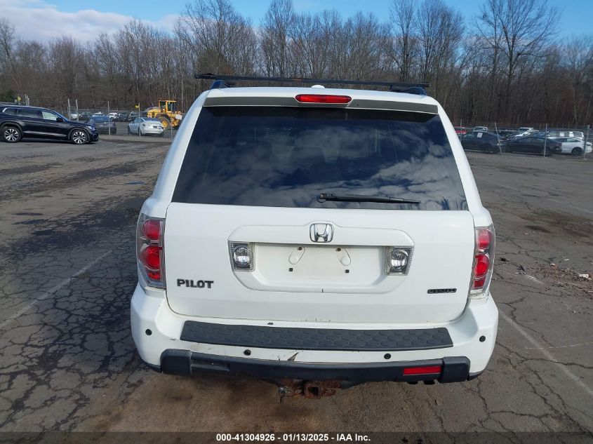 2007 Honda Pilot Ex-L VIN: 5FNYF186078024505 Lot: 41304926
