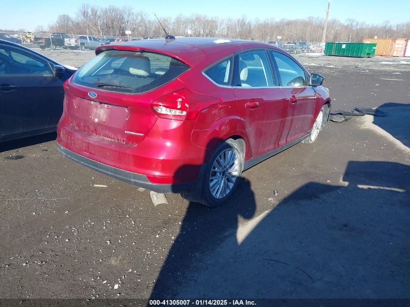 VIN 1FADP3N23GL295411 2016 Ford Focus, Titanium no.4