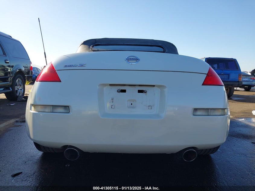 2006 NISSAN 350Z VIN: JN1AZ36A96M452433