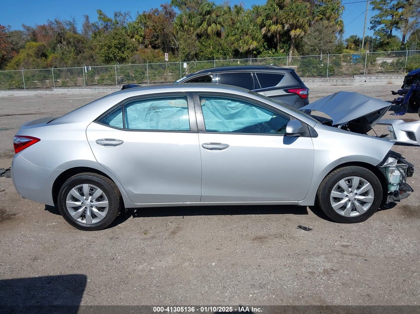2016 TOYOTA COROLLA VIN: 5YFBURHE9GP551688