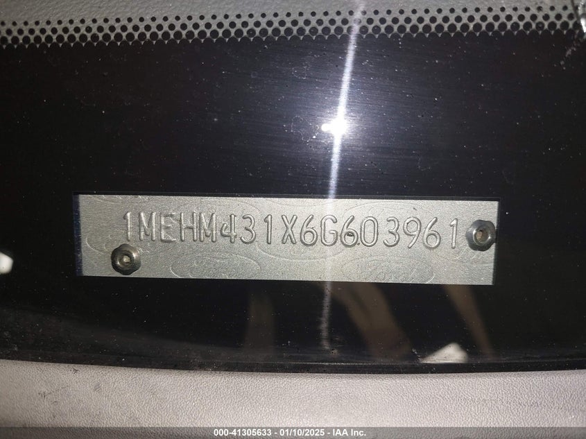2006 MERCURY MONTEGO VIN: 1MEHM431X6G603961