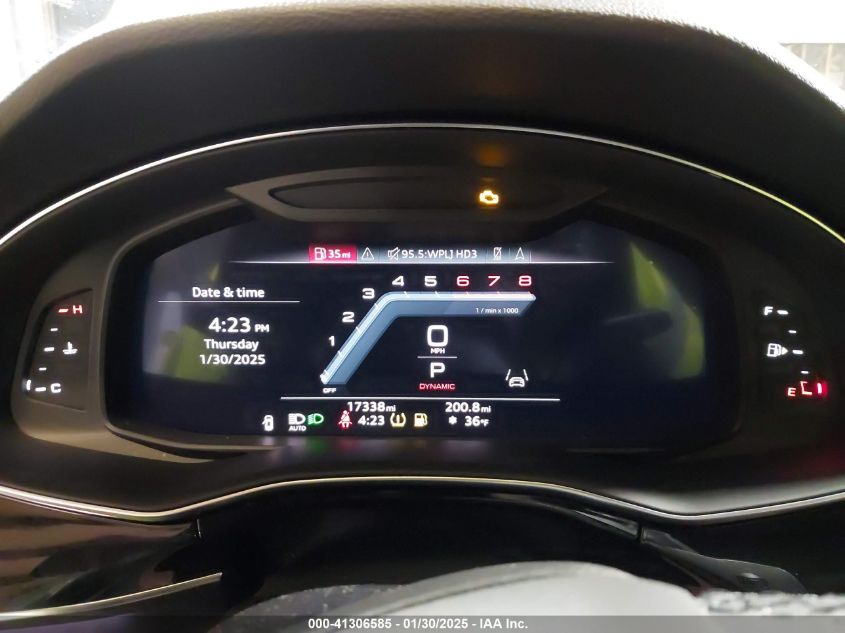 2023 Audi Q8 Prestige 55 Tfsi Quattro Tiptronic VIN: WA1FVBF13PD030372 Lot: 41306585