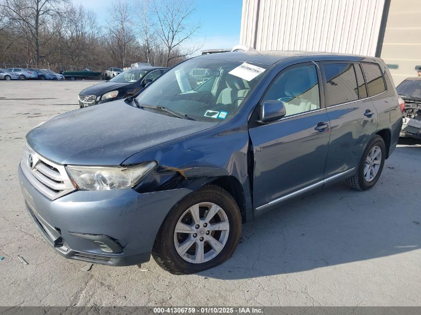 VIN 5TDBK3EH3DS264223 2013 Toyota Highlander, Base V6 no.2