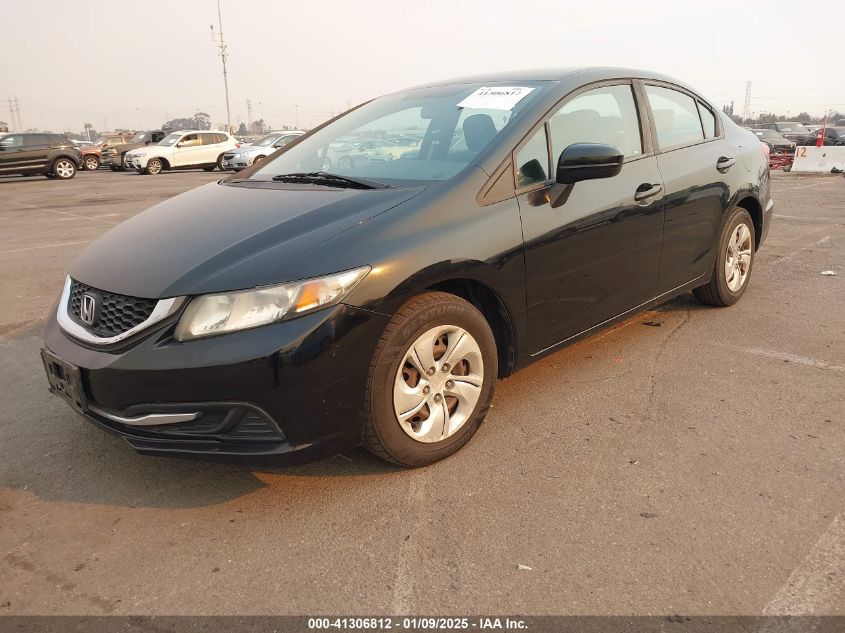 VIN 19XFB2F53FE265482 2015 Honda Civic, LX no.2