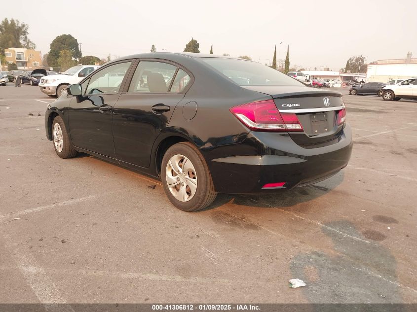 VIN 19XFB2F53FE265482 2015 Honda Civic, LX no.3