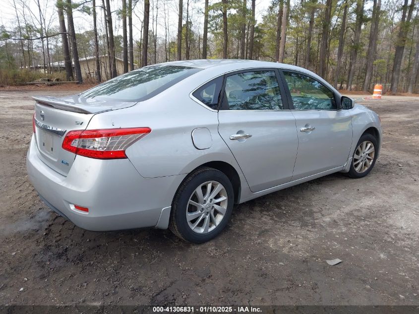 VIN 3N1AB7AP8EY338040 2014 Nissan Sentra, SV no.4