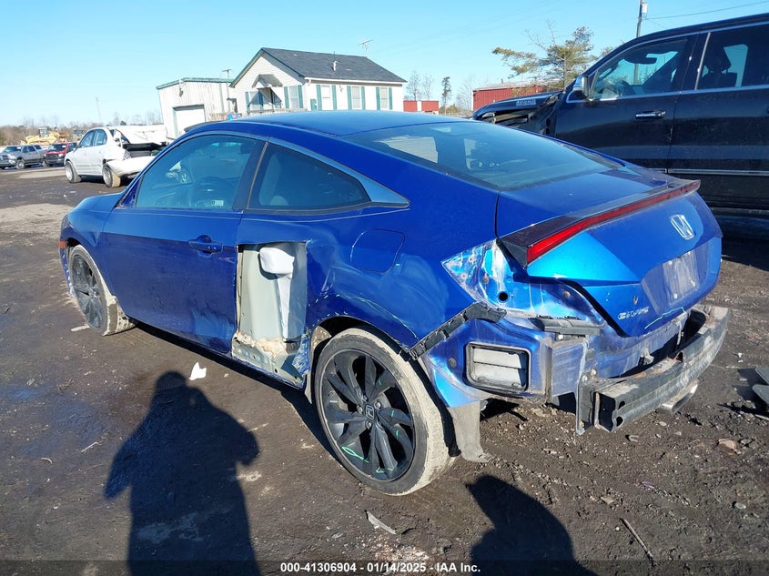 2019 HONDA CIVIC VIN: 2HGFC4A86KH307086