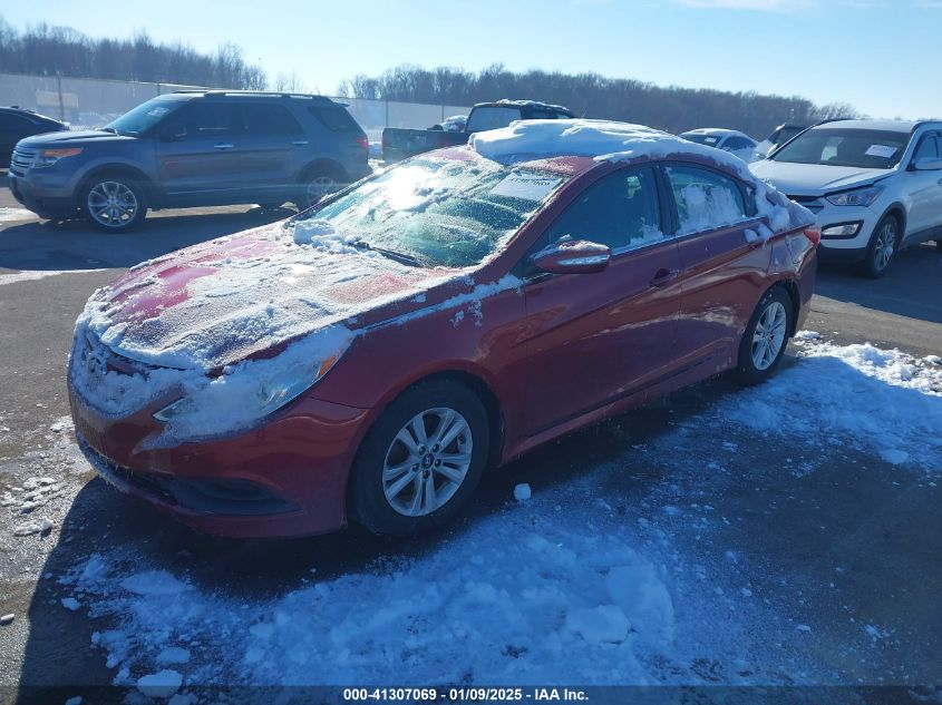 VIN 5NPEB4AC6EH813367 2014 Hyundai Sonata, Gls no.2