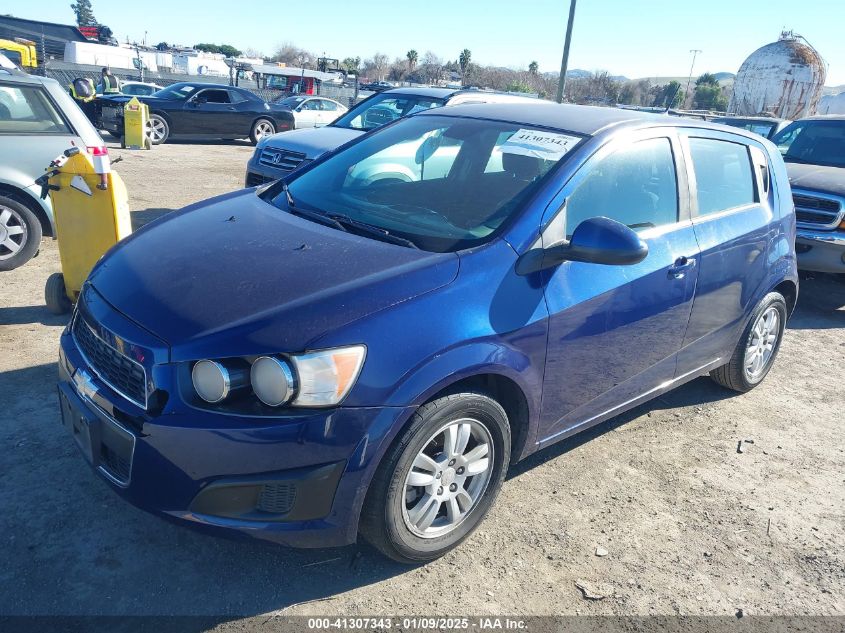 VIN 1G1JC6SH0D4169783 2013 Chevrolet Sonic, Lt Auto no.2