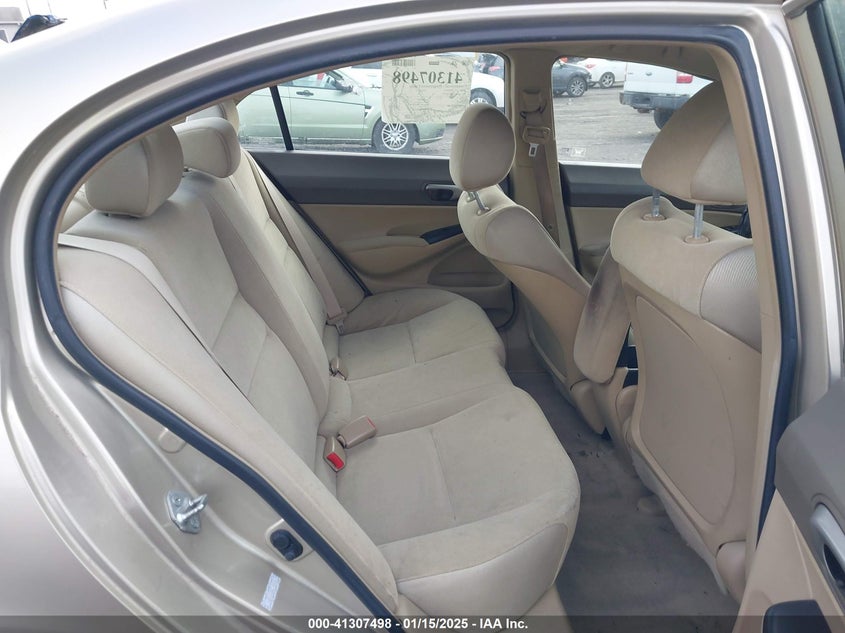 2008 HONDA CIVIC VIN: 1HGFA16508L090956
