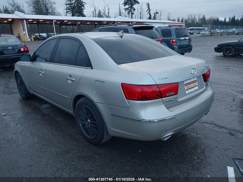 2009 HYUNDAI SONATA VIN: 5NPEU46F99H421275