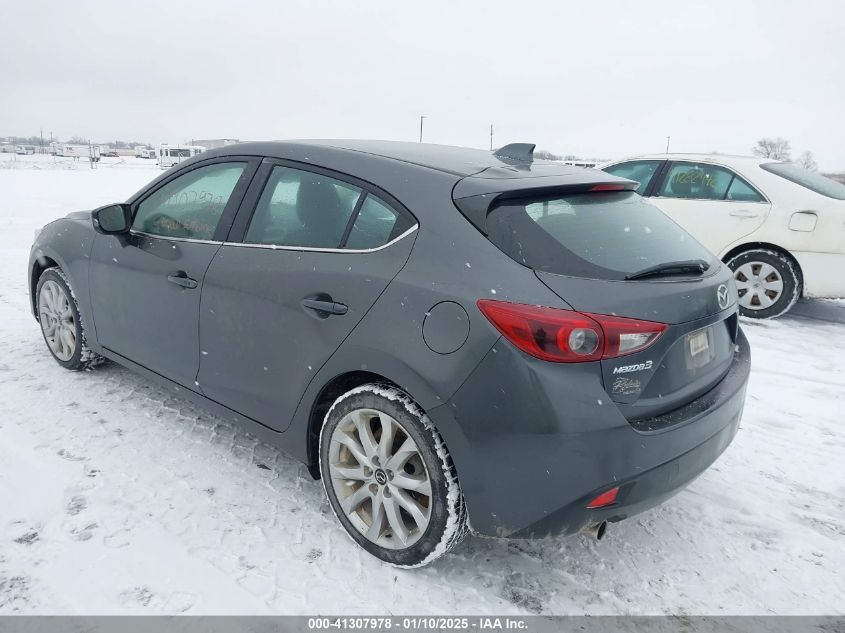 VIN JM1BM1M33E1163508 2014 Mazda 3, S Grand Touring no.3