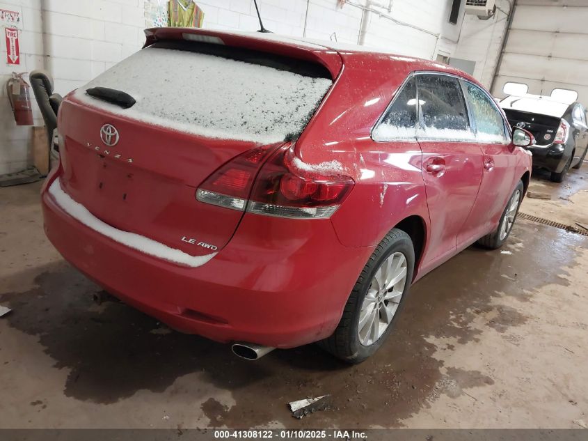 VIN 4T3BA3BB7DU042818 2013 Toyota Venza, LE no.4