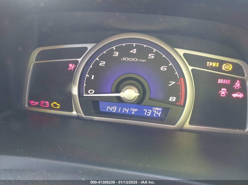 2009 HONDA CIVIC VIN: 2HGFA158X9H508773